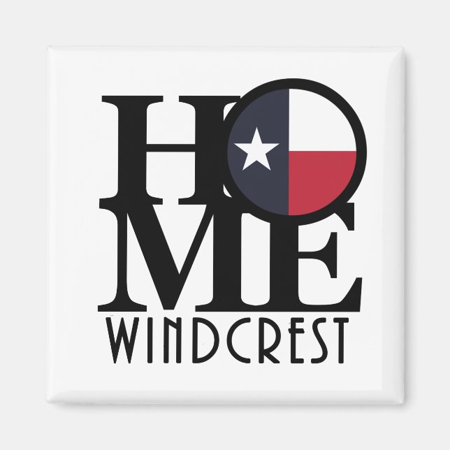 Imã HOME Windcrest Texas (Frente)