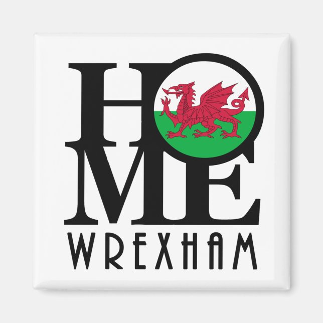 Imã HOME Wrexham Wales (Frente)