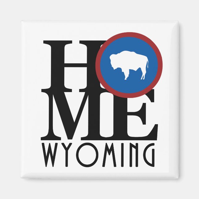 Imã HOME Wyoming (Frente)