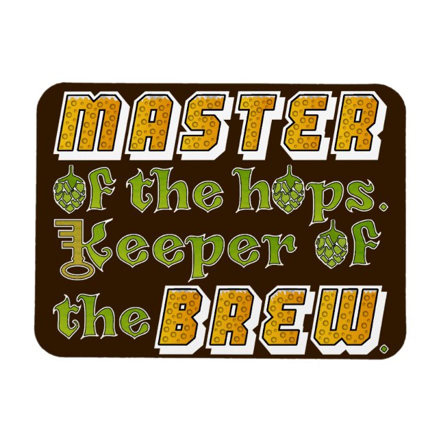 Ímã Homebrew Beer Brewer (Horizontal)