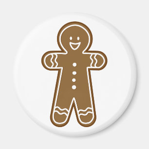 Imã Homem alto do pão-de-espécie feliz