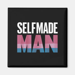 Imã Homem Autodidacta Transgênero Bandeira do Orgulho