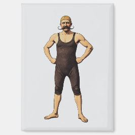 Imã Homem Bigode de Guidão Vitoriano