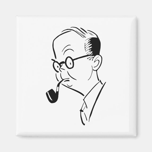 Imã Homem com cachimbo (Frente)