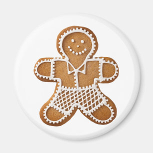 Imã Homem de pão-de-espécie do Natal