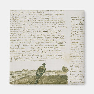 Imã Homem de Vincent van Gogh   que puxa uma grade