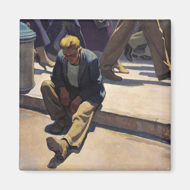 Imã Homem esquecido por Maynard Dixon (Frente)