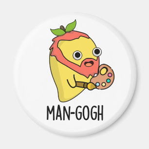 Imã Homem-Gogh - Artista Bonito Mango Pun
