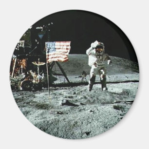 Imã Homem histórico na lua