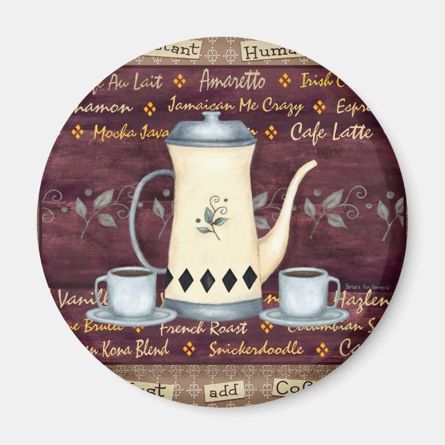 Imã Homem Instantâneo... Basta Adicionar Café! (Frente)
