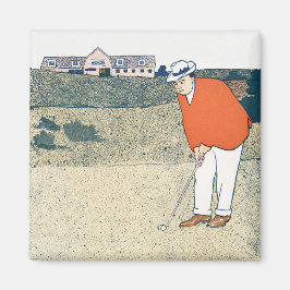 Imã Homem jogando Golf por Edward Penfield.
