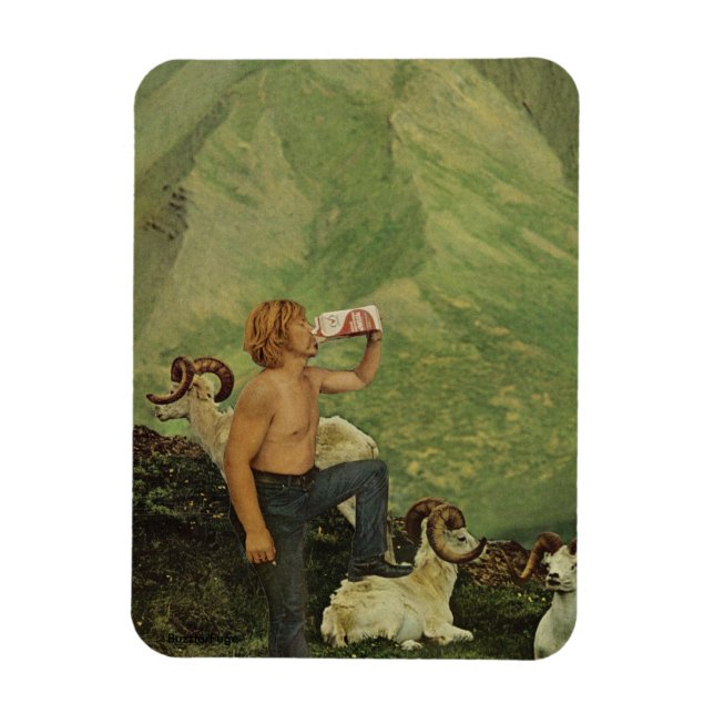 Ímã Homem-leite - (Vertical)