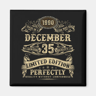 Imã Homem Lendário Nasceu Dezembro 1990 35º Aniversári