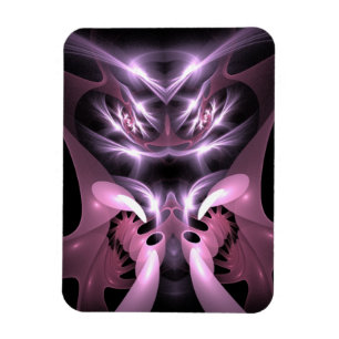 Ímã Homem Louco Comendo Mantis em Púrpura