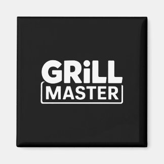 Imã Homem mestre da grelha de churrasco quintal churra