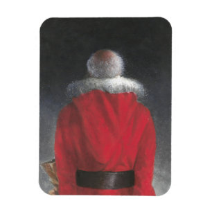 Ímã Homem no casaco vermelho