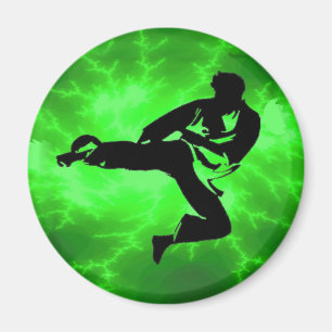 Imã Homem verde do relâmpago das artes marciais