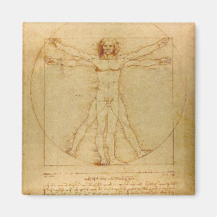 Imã Homem Vitruviano por Leonardo Da Vinci