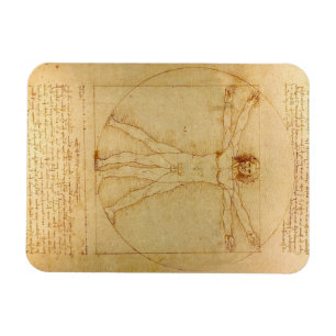 Ímã Homem Vitruviano por Leonardo Da Vinci