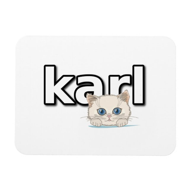 Ímã Homenagem a Karl Lagerfeld (Horizontal)