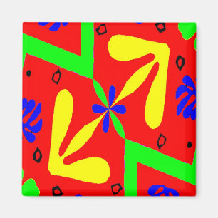 Imã Homenagem ao design de Matisse