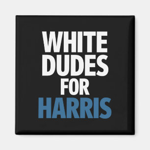 Imã Homens Brancos Para Harris Kamala Harris Eleição 2