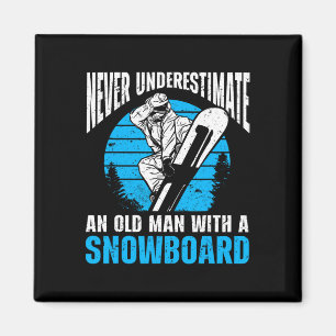 Imã Homens de Arte Snowboard Winter Legal Snowboa