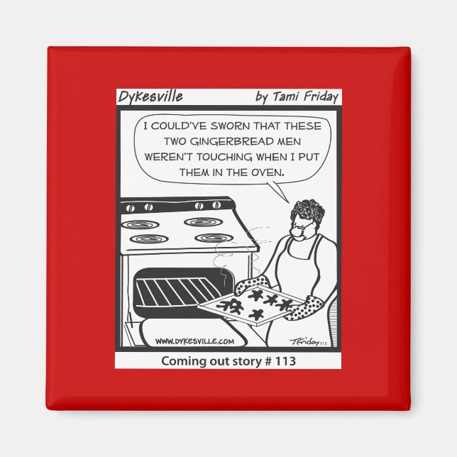 Imã Homens de pão gay (Frente)