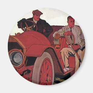 Imã Homens de Transporte Antigo Carro Conversível Anti