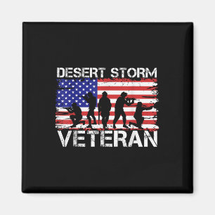 Imã Homens Deserto Escudo Vet Deserto Tempestade Veter