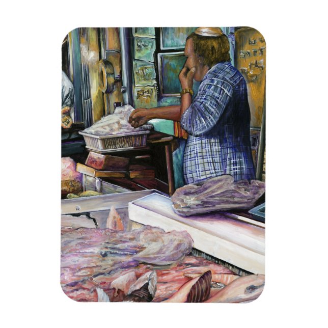 Ímã Homens do Deserto, Presentes do Mar, Jerusalém (Vertical)