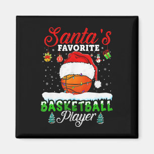 Imã Homens do Natal Bysketbyll Byll Santa Hat Xmas Boy