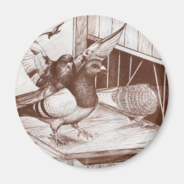 Imã Homens em Chamada (Frente)