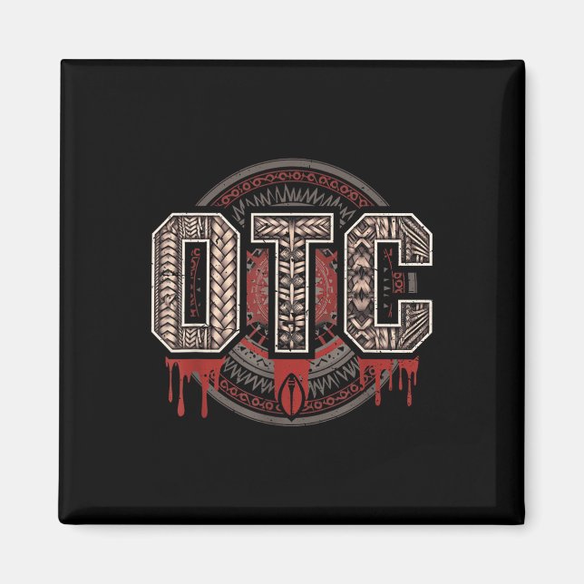 Imã Homens Mulheres Crianças Otc Luta de Sangue (Frente)