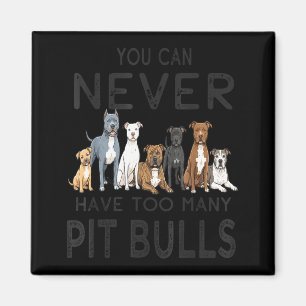 Imã Homens podem ter muitos cães pit bull engraçado pi