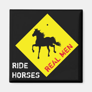 Imã Homens Reais Andam Cavalos e Festas /    RodeioMag