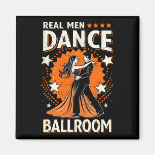Imã Homens Verdadeiros Dançam Salão de baile Casais Ho