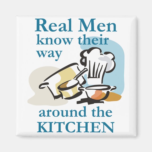 Imã Homens Verdadeiros Sabem (Frente)