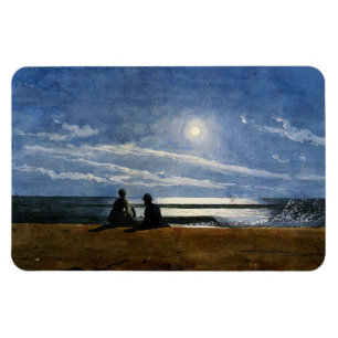 Ímã Homer - Lua, pintura de arte