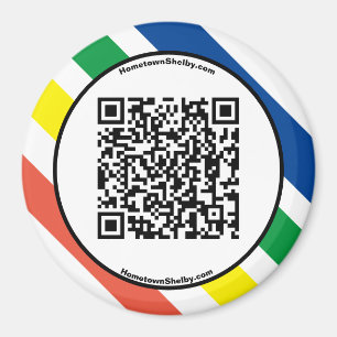 Imã Hometown Shelby Diversão Cores Frigoríficas Magnet