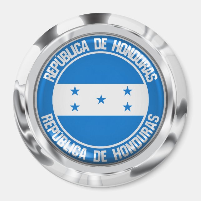 Imã Honduras Round Emblem (Frente)