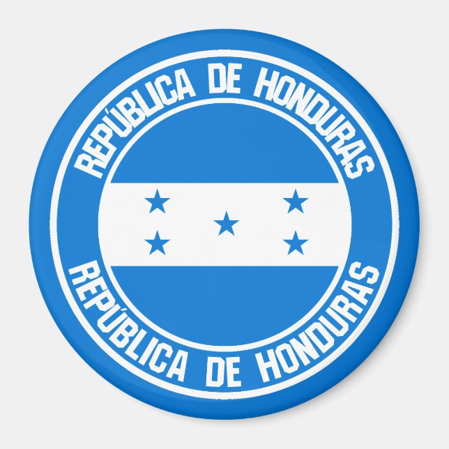 Imã Honduras Round Emblem (Frente)