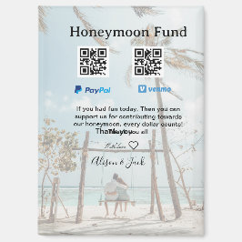Imã Honeymoon fund venomo paypal donation Q R couple