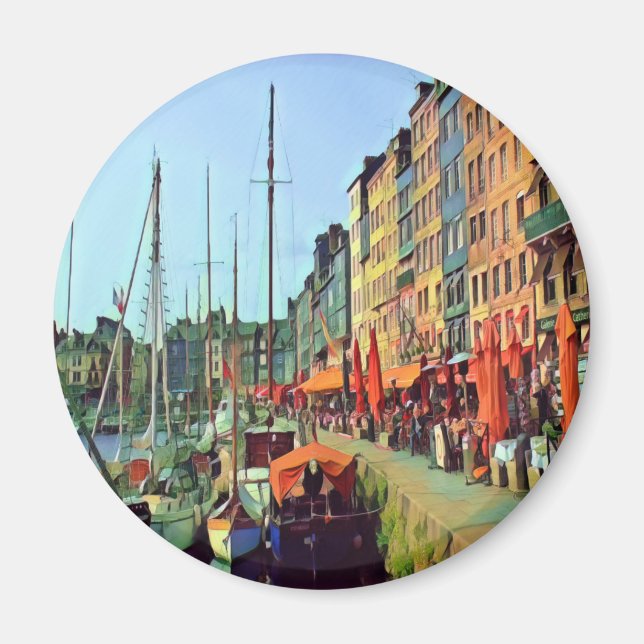 Imã HONFLEUR - ancoragem - vista (Frente)