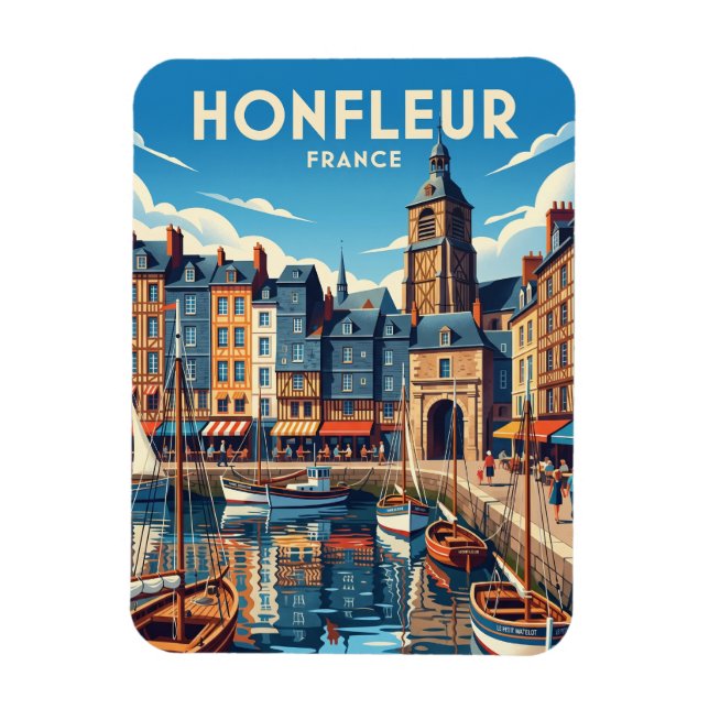 Ímã Honfleur França (Vertical)