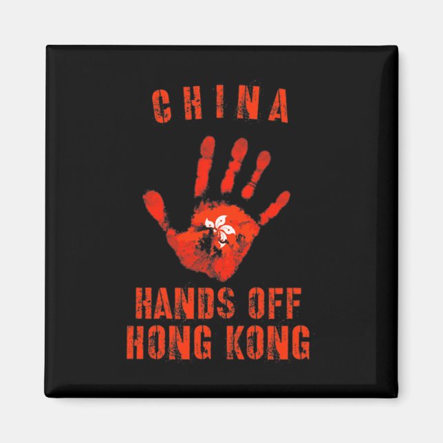 Imã Hong Kong China protestam contra a China (Frente)