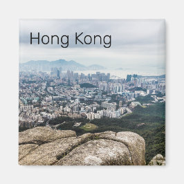 Imã Hong Kong Lion Hill Skyline Panorama Souvenir