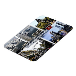 Ímã Hong Kong - Mosaico -