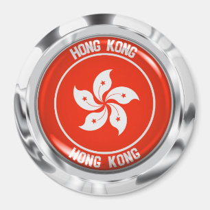Imã Hong Kong Round Emblem