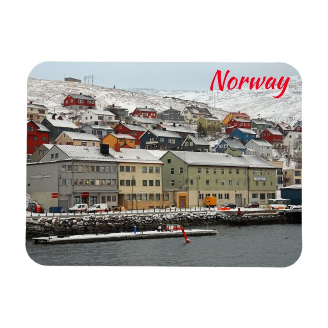 Ímã Honningsvåg, Noruega (Horizontal)